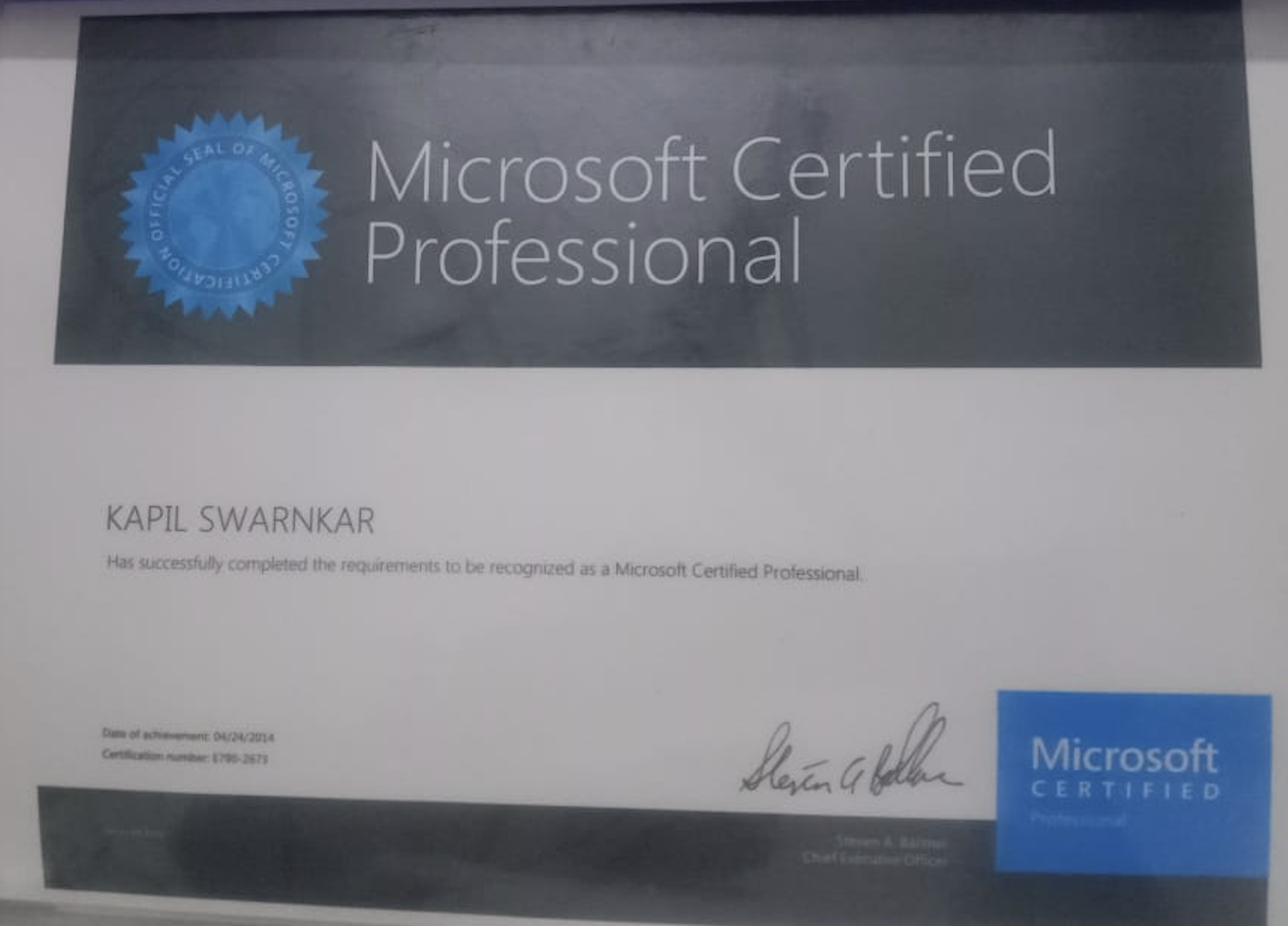 MICROSOFT CERTIFID TRAINER